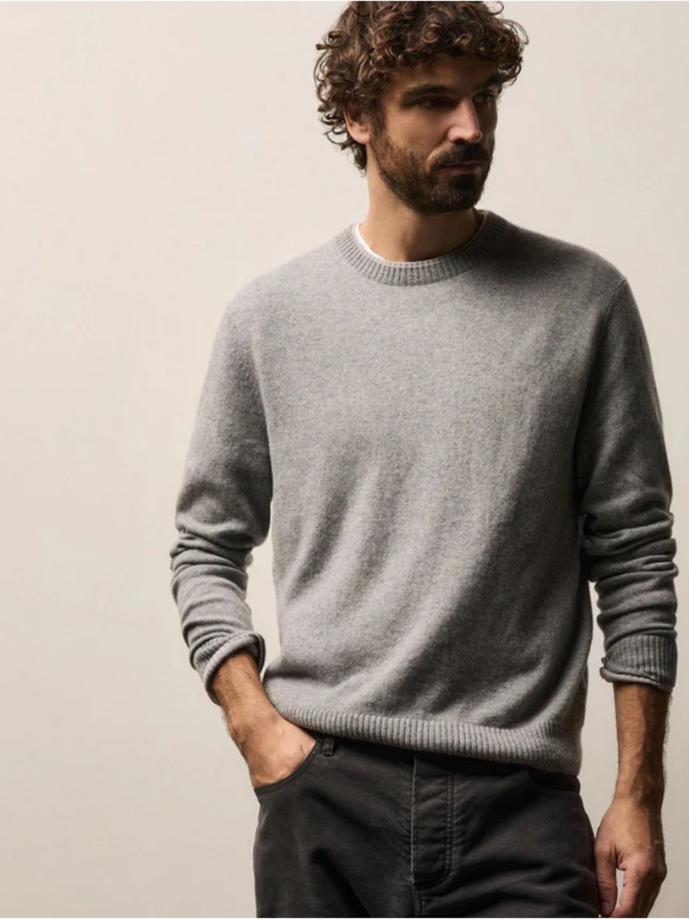 James Perse 100% Cashmere Sweater
